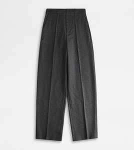 กางเกงผ้าวูลทรงพอดีตัวปกติสำหรับผู้ชาย - Product Image 3