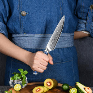 มีดอเนกประสงค์ดามัสกัสสีฟ้า VG10 2025งาน OEM กำหนดเองได้อเนกประสงค์กลางแจ้งสำหรับห้องครัวบ้านสำหรับพ่อครัว - Product Image 2