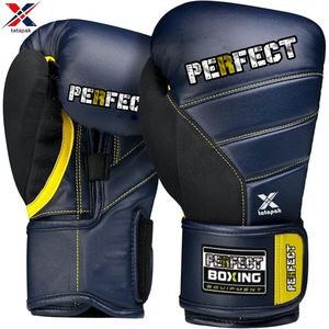 ถุงมือมวยหนังแบบมืออาชีพถุงมือหนังแบบปรับได้มีห่วงคล้องปิดความชื้นสำหรับผู้ใหญ่ผู้มีประสบการณ์ - Product Image 5