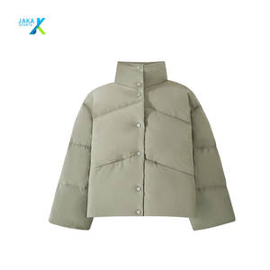 Chaqueta Bomber Acolchada Ligera de Invierno para Mujer, Estilo Blazer, Cierre de Cremallera, Secado Rápido, Cuello Desmontable, Cálida, Acogedora e Informal - Product Image 6