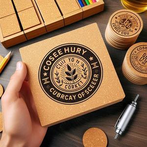 ที่รองแก้วไม้รูปทรงสี่เหลี่ยมสำหรับใช้ในบ้านออฟฟิศร้านอาหารโรงแรม - Product Image 5