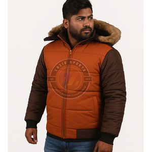 Meilleure vente Veste bouffante chaude en duvet coupe-vent légère pour l'hiver Vestes matelassées rembourrées de haute qualité - Product Image 1