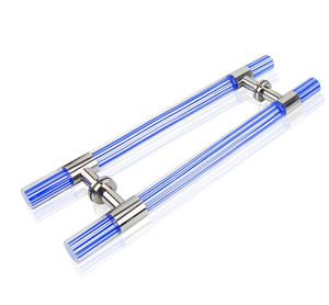 Design attrayant poignées intérieures poignée de porte en acrylique transparent design créatif armoire moderne maison produits de quincaillerie - Product Image 2