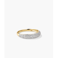 Pav Diamond <b>Thin</b> Dme <b>Ring</b> Elegant Diamond <b>Rings</b> Collection - Product Image 3