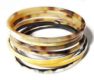 ACCESORIOS Puños, brazaletes y pulseras de cuerno de búfalo natural hechos de cuerno de búfalo real, disponibles en una variedad de - Product Image 4