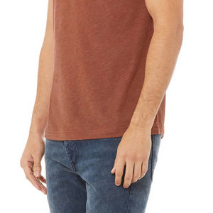 Diseño de logotipo personalizado para hombre Fitness deporte correr algodón/poliéster Camisetas manga corta ecológico secado rápido transpirable - Product Image 5