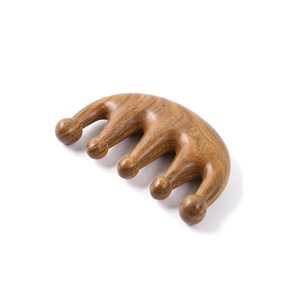 หวีนวดไม้จันทน์แบบกว้างทำจากไม้เนื้อแข็งหวีไฟฟ้าสำหรับใช้ในบ้านและโรงแรม - Product Image 6