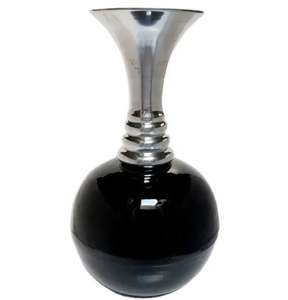 Meilleure vente Vase à fleurs en laiton gravé noir fait à la main meilleure vente vase à fleurs en métal de haute qualité pour les décorations - Product Image 5