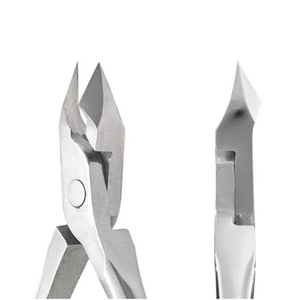 Professional Cuticle Nippers Dull Finish Toenail Remover Sharp Blade <b>Plain</b> Handle German Steel Manicure Nail Nippers - Product Image 3