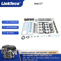 Kit de Reparación de Motor Linkteco, Pistones, Levantaválvulas, Árbol de Levas, Juego de Juntas de Culata para Chrysler Dodge Jeep 5.7L Hemi 2009-2021