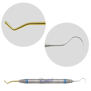 Équipement de placement dentaire composite manuel à une seule face, non magnétique, creux, pour le nettoyage et le remplissage des dents, marque privée - Product Image 6