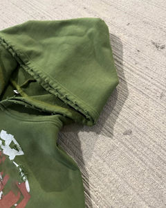 Manufacturers Custom Acid Wash Double Layer Reversible <b>Zip</b> <b>up</b> Plaid Cropped Boxy Double-sided Wear Hoodie Zipper Jacket for <b>Men</b> - Product Image 4