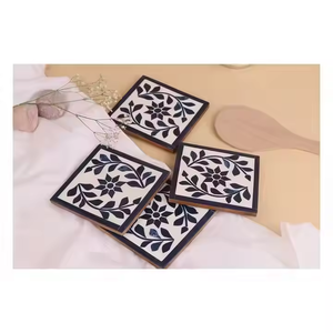 Sous-verres de qualité supérieure décoration de qualité standard sous-verres carrés en résine avec la meilleure vente directe usine prix de gros Offres Spéciales - Product Image 4