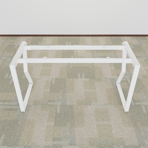 MConcept HBMC003 140x60cm Modern Minimalist <b>Desk</b> with Assembled Iron Legs <b>Foldable</b> Office Furniture for Bedroom or Office Use - Product Image 5