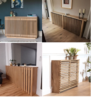 Meuble de radiateur moderne en panneau MDF, grille décorative, étagère, en bois peint, écologique, multifonctionnel, pour la maison