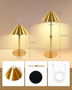 Lampe <span class=keywords><strong>de</strong></span> table LED moderne <span class=keywords><strong>de</strong></span> luxe SIMIG avec charge USB, lumière <span class=keywords><strong>de</strong></span> chevet en forme <span class=keywords><strong>de</strong></span> coquille, lumière nocturne pour restaurant, sans fil, rechargeable par batterie - Product Image 6