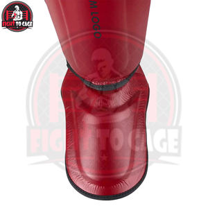 Espinilleras Ligeras y Duraderas con Logotipo Personalizado, Protección Completa para Piernas y Empeine, Equipo de Protección de Cuero con Cierre de Velcro para Entrenamiento de MMA y Muay Thai - Product Image 4