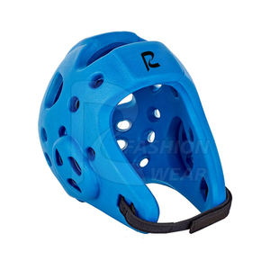 เครื่องป้องกันศีรษะทำจากหนังสำหรับฝึกมวยและ MMA สำหรับป้องกันใบหน้าอย่างหนามีโลโก้ตามสั่ง - Product Image 1