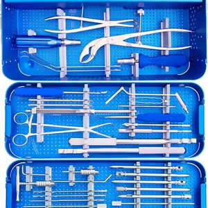 Juego de Instrumentos de Fragmentación Grande con Bloqueo de Calidad Premium, Caja Premium con Bandeja para Tornillos, Instrumentos Ortopédicos con Certificación CE ISO - Product Image 4