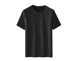 Camiseta de algodón con estampado esencial de logotipo personalizado para hombre, camiseta de gran tamaño, Camiseta lisa con hombros caídos para hombre - Product Image 4