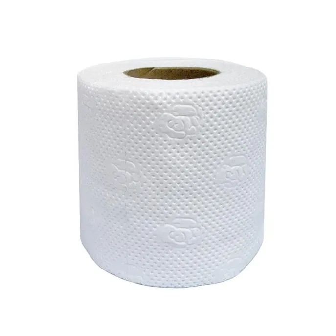 Rotolo di tessuto da bagno in peluche Ultra morbido trapuntato a 3 strati carta igienica in rotolo regolare resistente alla terra
