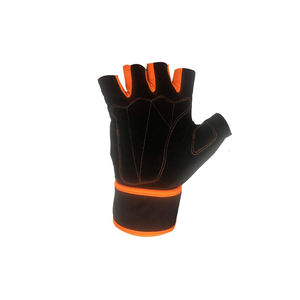 High Quality Breathable Neoprene Half Finger Gym Gloves Weightlifting Fitness Workout Training Adjustable Wrist <b>Strap</b> - Product Image 2