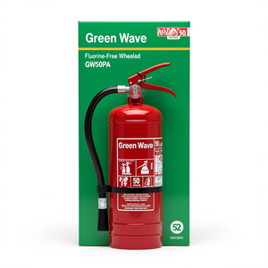 ถังดับเพลิงแบบมีล้อ ขนาด 50 ลิตร ยี่ห้อ Green Wave ปราศจากฟลูออรีน คุณภาพสูง ผลิตจากโรงงานในอิตาลี รุ่น GW50PA ขนาด 50 ลิตร ชนิดโฟม - Product Image 2