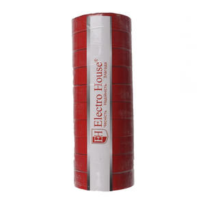 Gran oferta, cinta aislante de PVC roja de alta calidad de 25 metros, cinta adhesiva eléctrica ignífuga para aplicaciones de alto voltaje - Product Image 3