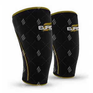 Wholesale Price Knee Sleeve Weightlifting Power Lifting Neoprene Knee Compression Sleeves Knee Support Brace