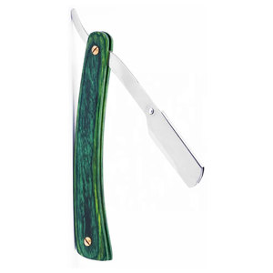 Rasoir à bord droit pour hommes professionnels avec nouveau Design manche en bois rasage parfait de barbier caractéristique de sécurité utilisation du corps - Product Image 2