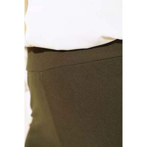 Dabıl pantalon évasé kaki espagnol jambe pantalon respirant tissé décontracté taille moyenne tailles XL et XS lavage coloré avec caractéristique froissée - Product Image 3