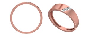 แหวนเพชรโมอิสขนาด10K 14K 18K สีขาว/เหลืองสำหรับเป็นของขวัญงานปาร์ตี้ - Product Image 3