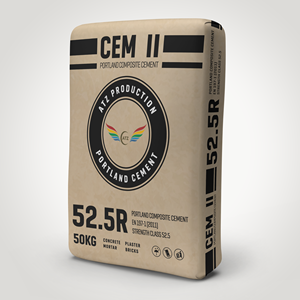 CEM II 52.5R-ciment Portland bon prix grands sacs et OEM disponibles pour la construction - Product Image 1