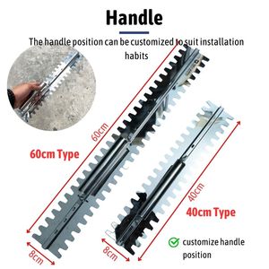 Truelle crantée 12x12mm 15x15mm outils de carrelage en dents de scie adaptés à l'installation de carreaux de mur et de sol - Product Image 3