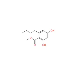 कैस: 102342-62-1 उत्पाद नाम: 2,4-dihydroxy-6-n-butylbenzoic एसिड, मिथाइल एस्टर