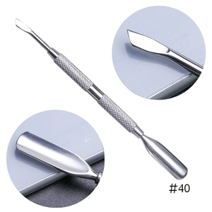 MORGANS INDUSTRIES Dual-End Stainless Steel Reusable Nail Pusher <b>Tool</b> #34 for Manicure & <b>Pedicure</b> with Double Head Design - Product Image 5