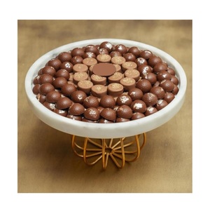 Cuenco para servir chocolate de metal de primera calidad, forma y tamaño personalizados, cuenco para servidor de chocolate para Decoración de mesa - Product Image 5