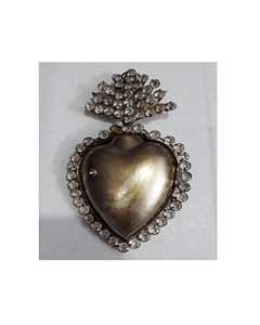 Cœur sacré en métal de finition antique de fer d'étain pour la décoration catholique - Product Image 5