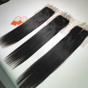 Grade 12A Suisse Dentelle Fermeture Os Cheveux Raides Vietnamien Cheveux Bruts De Haute Qualité Pas Cher Prix De L'usine - Product Image 5