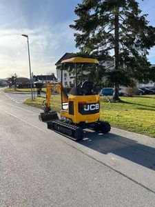Miniexcavadora JCB 18Z-1 Económica, Miniexcavadora de Orugas de 12 Toneladas, Cucharón de 0.2m, Motor de 40HP, Componentes Hidráulicos Enerpac, Rodamientos - Product Image 2