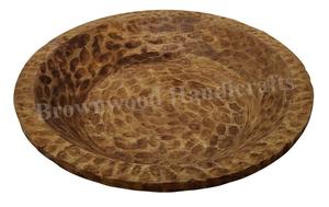 Cuenco elegante hecho a mano de madera de mango recién llegado cuenco de color de madera natural Premium decorativo confiable oferta de precio de fábrica al por mayor - Product Image 5