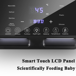 Calentador y Esterilizador de Biberones Eléctrico 9 en 1 para Bebés con Termostato de 24 Horas, Libre de BPA, Uso Doméstico, Doble Capacidad - Product Image 5