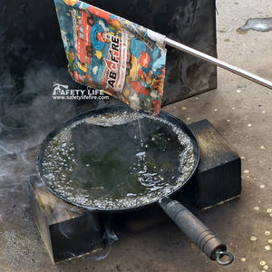 Extintor de Incendios Clase K/F Mini Morado para Uso Doméstico en Cocinas, con Etiqueta, Sachets de Química Húmeda para Combatir Incendios en Sartenes - Product Image 4