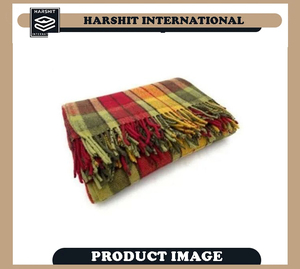 Premium Quality Material Children Blanket Classic Design Breathable <b>Soft</b> and Cozy Tartan Plaid Blankets for Sale - Product Image 6