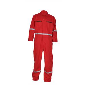 Overol de Seguridad con Protección Respiratoria, Retardante de Llama Inherente y Antiestático de Aramida, Nivel D - Product Image 1