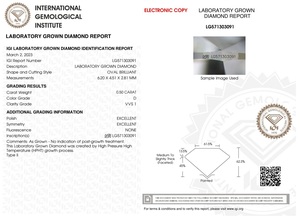 PDM Gems Direct Supply - Diamants synthétiques cultivés en laboratoire de toutes tailles, clarté VVS1, certifiés IGI, diamants HPHT CVD cultivés en laboratoire, diamants en vrac - Product Image 2