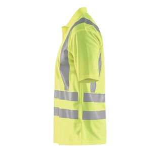 Camiseta Polo Fluorescente de Alta Visibilidad Reflectante para Repartidores, Trabajadores de la Vía Pública y Personal de Seguridad - Product Image 2