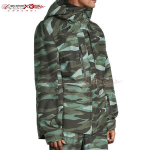 ชุดกันลมสีพื้นสำหรับผู้ชาย, ชุดกันลมมีฮู้ดปรับได้มีกระเป๋าซิปน้ำหนักเบาระบายอากาศสำหรับใช้งานกลางแจ้ง - Product Image 4