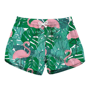 Pantalones bombachos de cintura elástica con diseño personalizable colorido para mujer, pantalones cortos de sublimación estampados, solo usados - Product Image 4