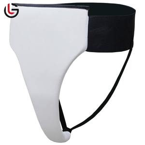 Venta al por mayor fabricar protección boxeo ingle guardia arte marcial ingle guardia boxeo MMA Kickboxing cuero genuino ingle guardia - Product Image 1